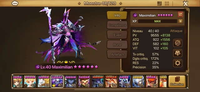 Compte Summoners War: Sky Arena - Serveur EU - L/D (Light & Dark) - Neuf - Pour Android/PC/PS2