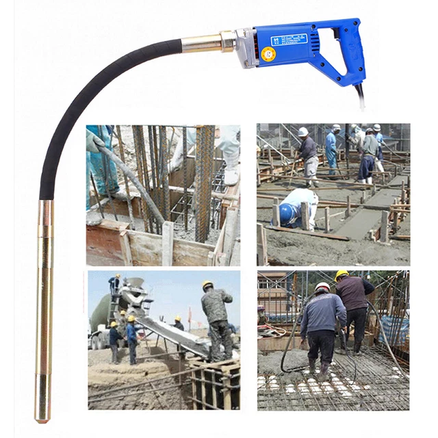 800W Vibrateur A Béton VIBRATEUR A BETON Aiguille Vibrateur Electrique Ø35MM1.2M
