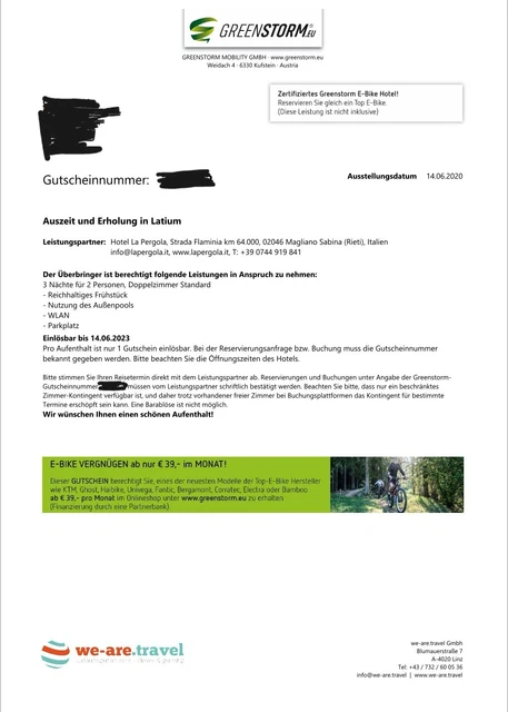 kurzurlaub gutschein