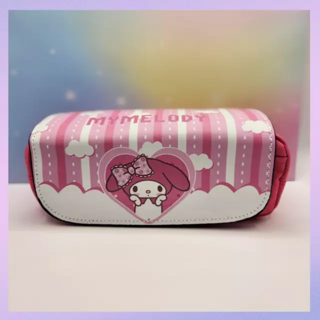 My Melody Sanrio Double Zip Pencil Case