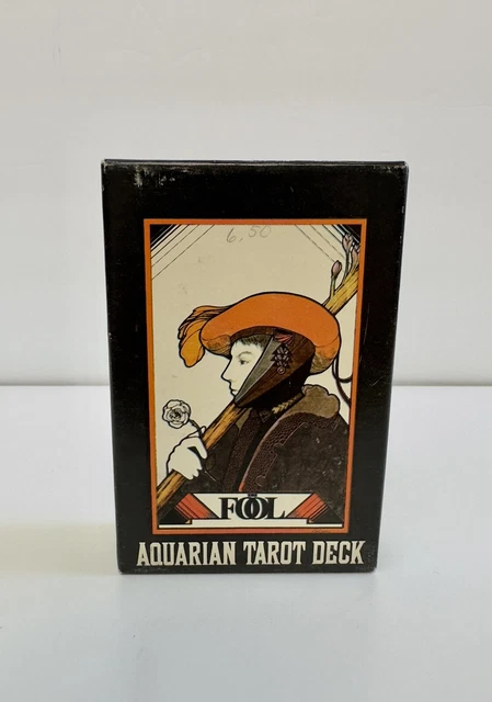 【Vintage】 THE AQUARIAN TAROT THE FOOL Vintage 1970 Aquarian Tarot Deck 