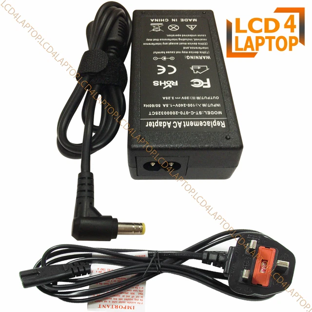 Power4Laptops Netzteil Kompatibel Mit Fujitsu Siemens Amilo Li 3710 - 20V 3.25A