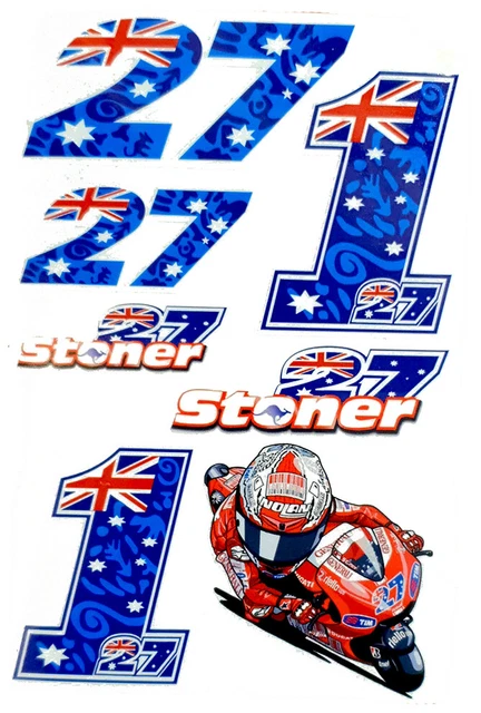 Adesivi Ducati Luca Salvadori 23 &ndash; Stickers Per Casco E Carene &ndash; Fatti In Italia