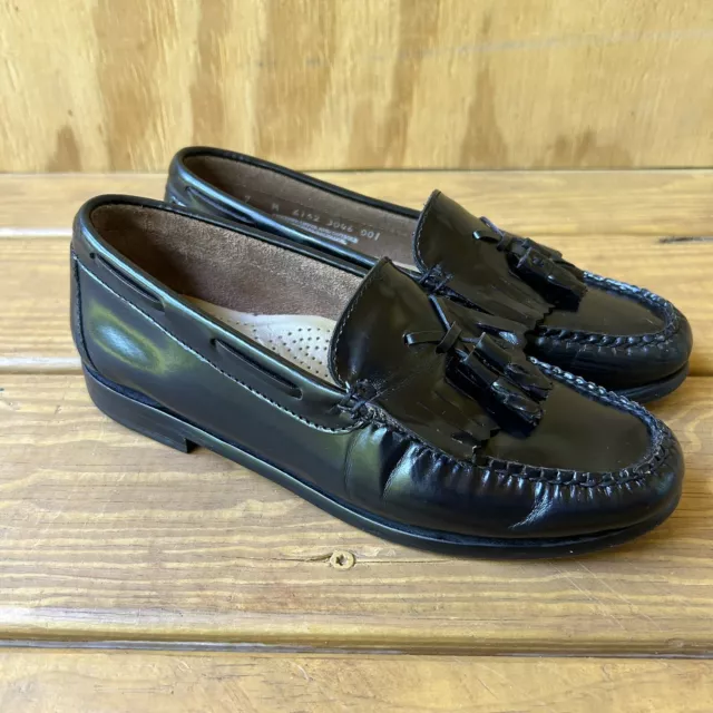 VINTAGE BASS WEEJUNS dark brown tasseled loafers size 7 $37.37 - PicClick