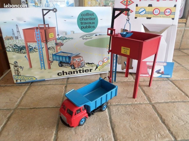 Miniature CIJ 1/43 - Saviem JL20 Benne Basculante - Chantier - Collection