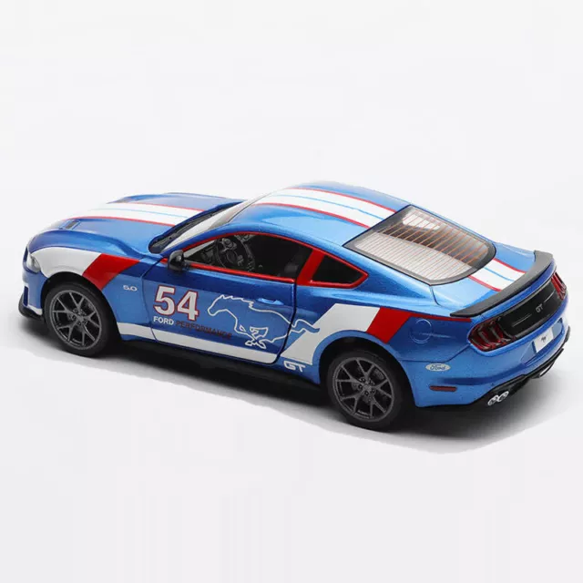 Ford Mustang GT Rally Modelo Rally Coche Diecast Juguete Coches Niños Juguetes Niños Regalos