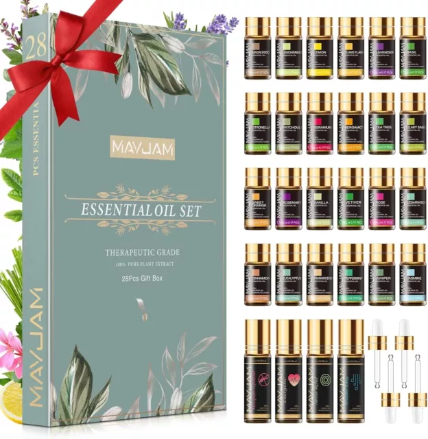 Ensemble D'huiles Essentielles 28Pcs 5ML Cadeau de noël 