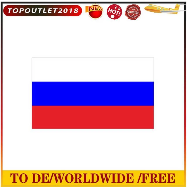 Russian Flag Car Stickers PVC Body Window Rear Bumper Trunk Decoration Decals