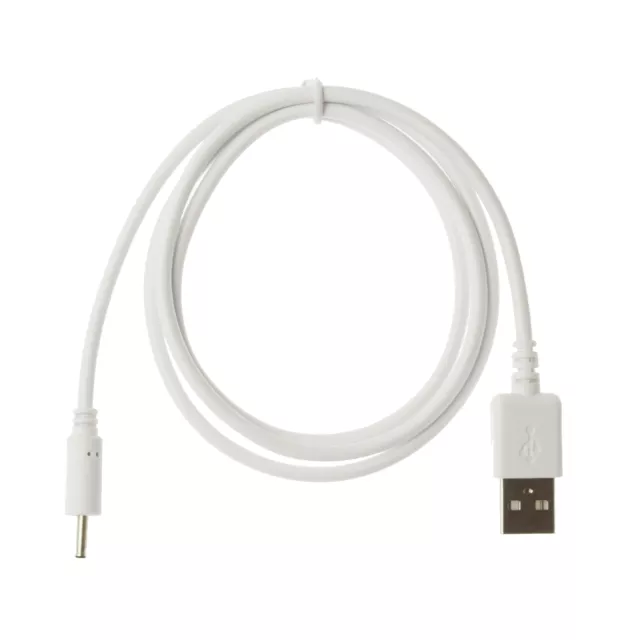 90cm USB White Charger Power Cable for BT Video 1000 Parent's Unit Baby Monitor