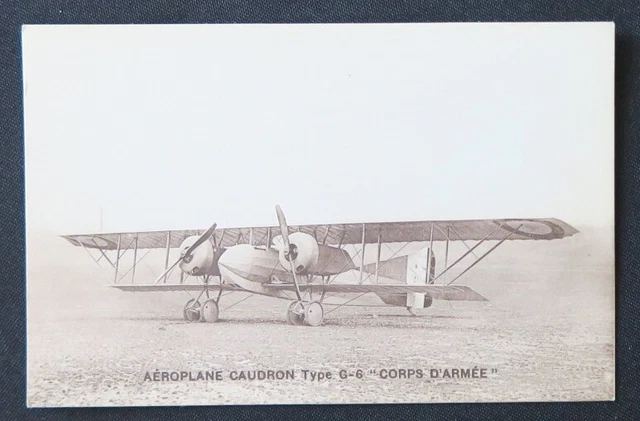 CPA CAUDRON Type G-8 Army WW1 Aviation Biplane Airplane Postcard