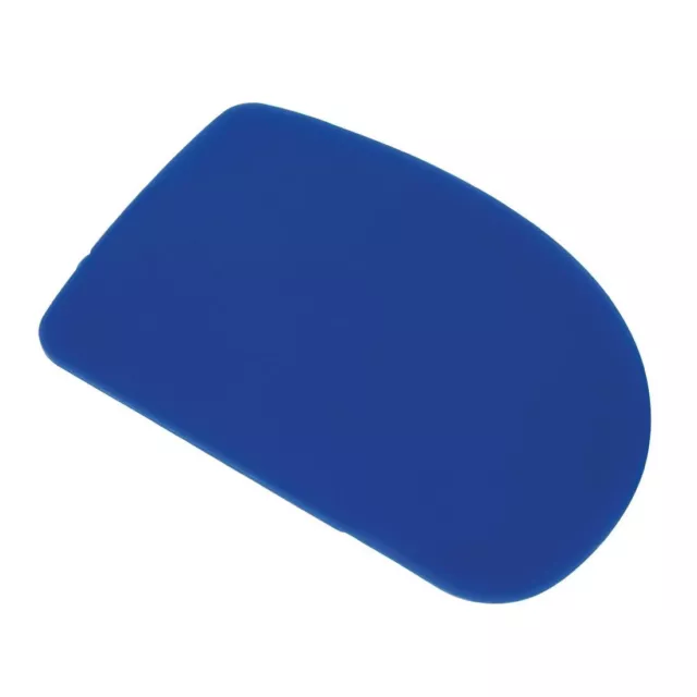 Flexible Plastic Dough Scraper Dough Cutter, Large Blue, 105x160mm