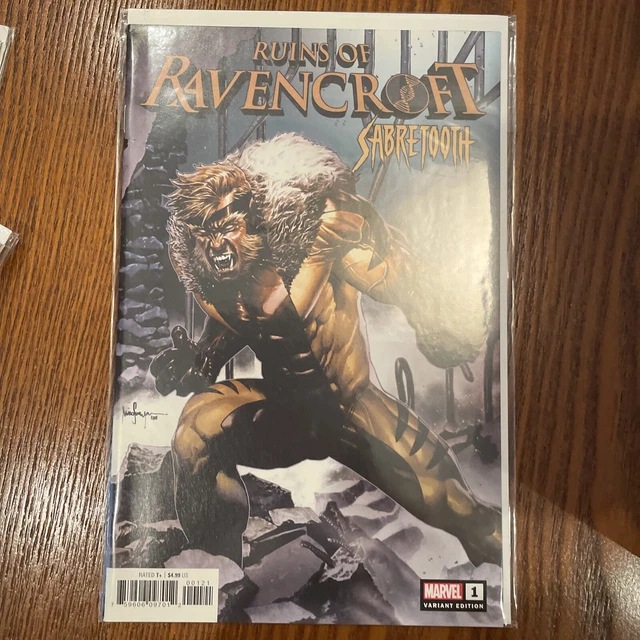 Ruins Of Ravencroft - Sabertooth #1 Nm Mico Variant - Marvel