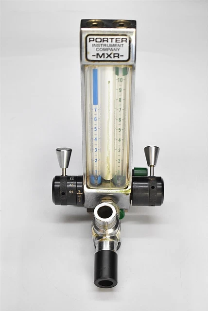 Porter MXR Dental Nitrous Oxide N2O Flowmeter Conscious Sedation Unit