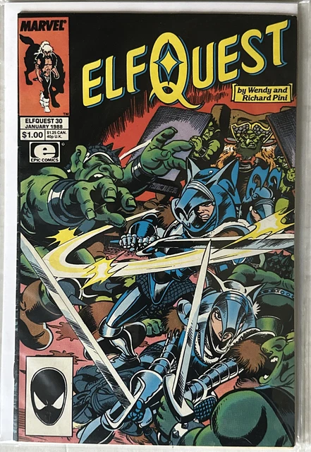 Marvel Comics Elf Quest Comic Book Lot Of 5 3