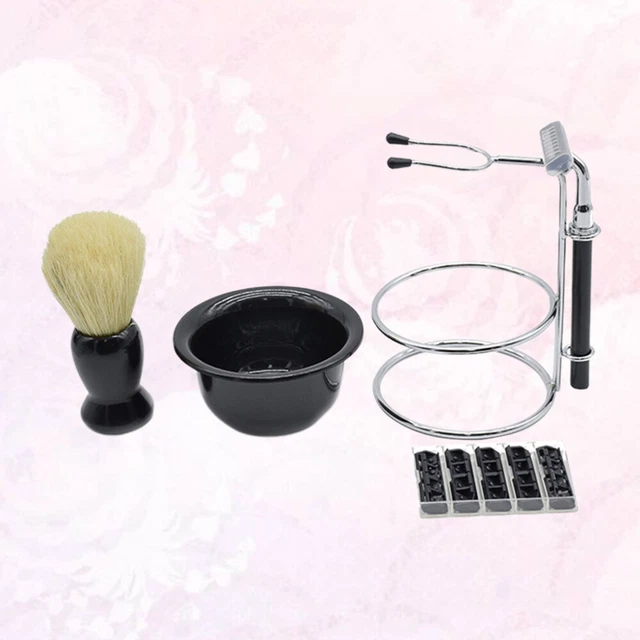1 /5 Pcs Hommes Barbe Brosse Manuel Rasoir