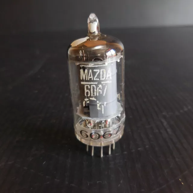 Lampada Tubo 1957 Poste Radio Vintage Base Noval 6DG7 EF89F Mazda N5195