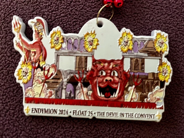 2024 KREWE OF Endymion New Orleans Mardi Gras Float 25 Bead Devil In