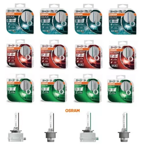 Osram Xenarc D1S D2S D3S D4S Nb Bleu Ultra Life Tous Types Choix Libre 2 Pièces