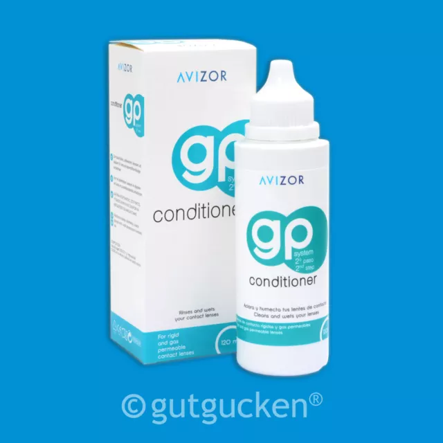 GP Conditioner Aufbewahrung 4 x 120ml Pflegemittel für harte Linsen von Avizor