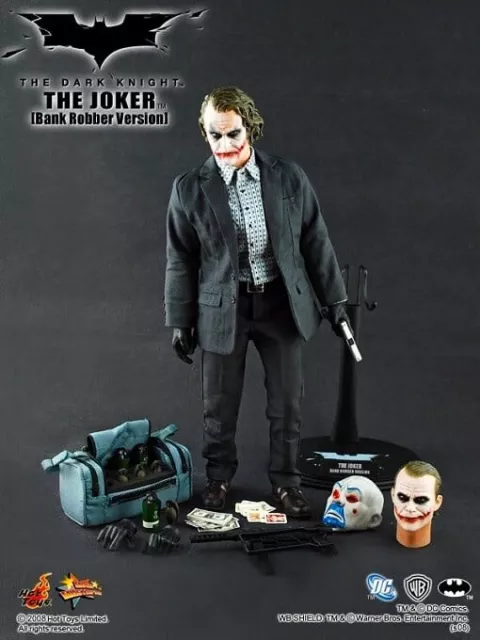 HOT TOYS 1/6 DC Action Figure JOKER - BANK ROBBER Version DARK KNIGHT [MMS079]