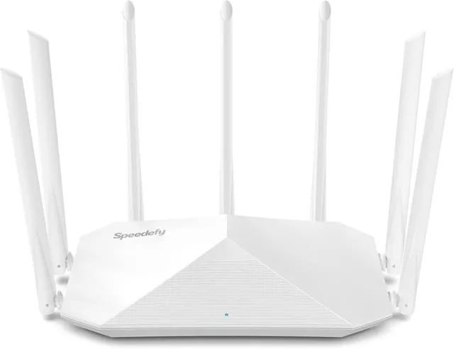 Gigabit WiFi Router, Dual Band Smart Wireless Router Speedefy AC2100 4x4 MU-MIMO