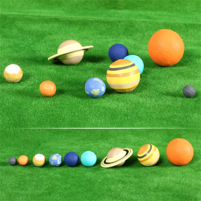 1 Set Solar System Planet Balls Toy Kids Astronomy Science Model Educational Toy