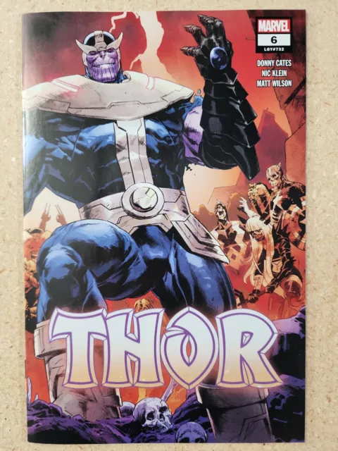 THOR #6 -  2nd PRINT Marvel 2020 Thanos Wraparound Variant NM/MT!