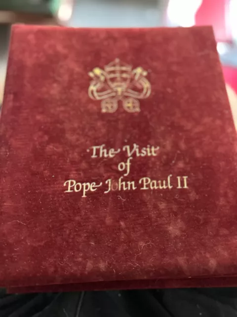 Benham ""Besuch Von Papst John Paul Ii"" Leere Alben Für Den Ersten Tag Cover Mit Einsätzen (2)