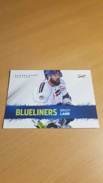 Del 16-17 2016-2017 Premium 2 Blueliners Brady Lamb Augsburger Panther