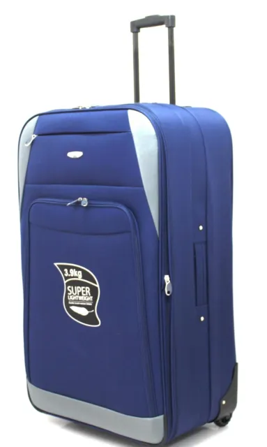 X Large 32" Suitcases Expandable Lightweight Luggage Travel Wheeled Trolley Bag