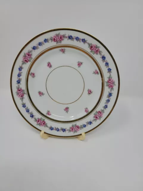 Set of 4 Bernardaud Limoges The Fontenay, Bread & Butter Plate 6 1/4"