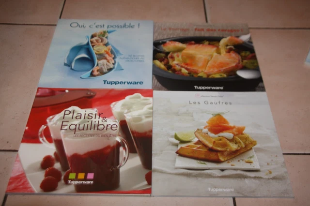 LIVRE DE CUISINE Tupperware Delice Equilibre,Gauffre,Fromage,Recette