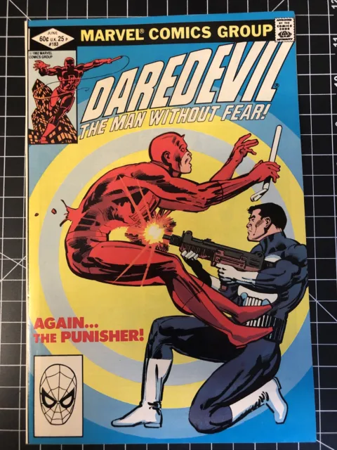 Daredevil #183 - 1st Punisher Battle Miller Marvel 1982 High Grade Key! B24