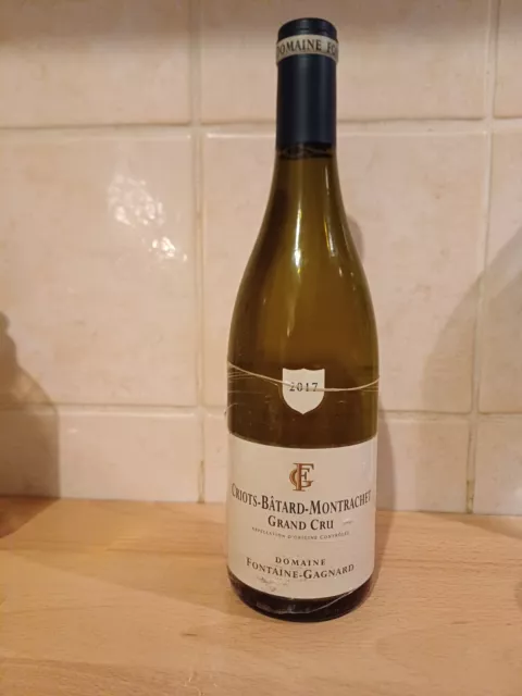 Superbe Grand Cru Criots-Bâtard-Montrachet 2017 du Domaine Fontaine-Gagnard.