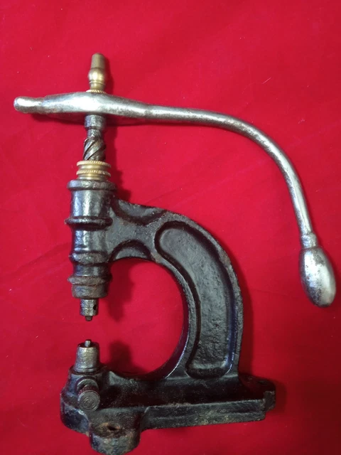 ANTICO CALZOLAIO COBBLER TORCHIETTO x cuoio ribattini bottoni automatici