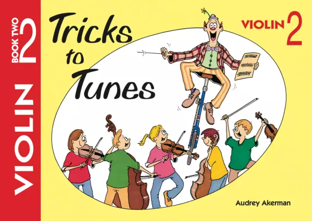 Tricks To Tunes Violin Bk 2 by Audrey Akerman-Vioin-Flying Strings