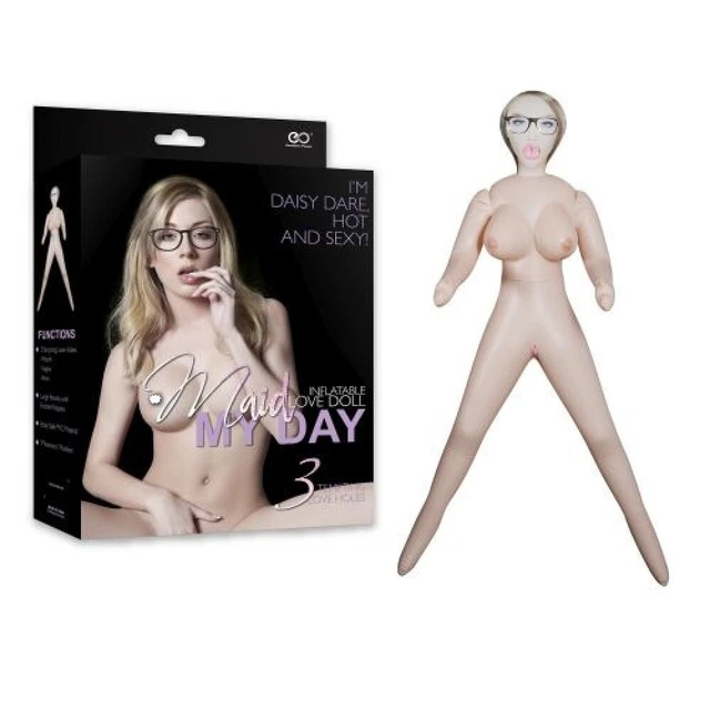 Bambola Gonfiabile Sesuale Daisy Dare 3 fori del Piacere Addio al Celibato