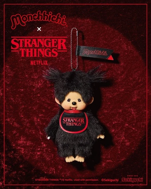 Heroes Inc Peignoir Stranger Things Logo Noir – Peignoir Officiel 100% Polyester Confortable