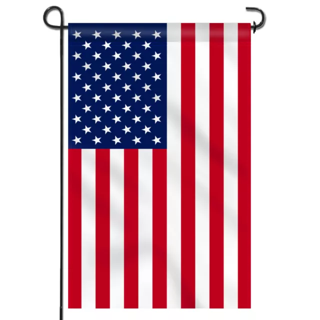 Anley 18"x12.5" USA American Garden Flag Patriotic Yard Flags Double Sided