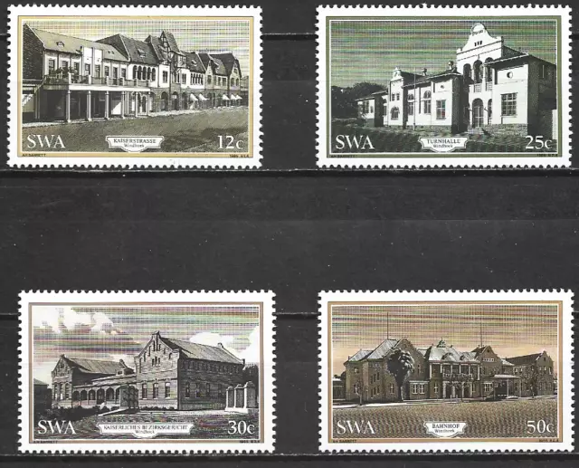 SOUTH WEST AFRICA -1985 Historic Buildings of Windhoek - MUH SET.