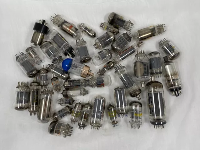 (40) Electronic Tubes, Untested, Sylvania, Ge, Zenith, Rca, Etc 2