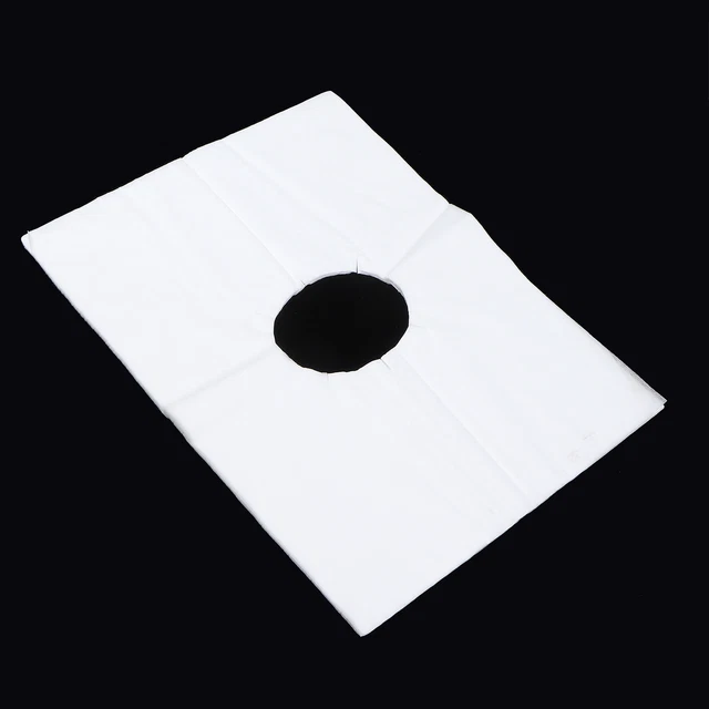 200pcs Round Hole Einweg Face Rest Cover NonWoven Stoff Massage Bett Tisch SGH