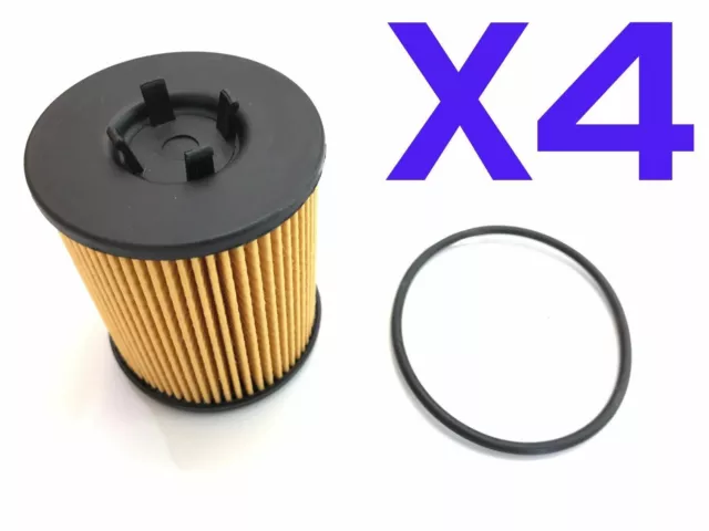 4x Oil Filter Suits GM 90536362 // (F2591