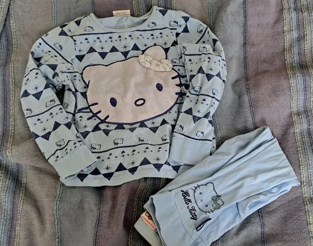 Pigiama TU Bambini Hello Kitty, logo glitter, maniche lunghe, 3 anni, 98-104 cm