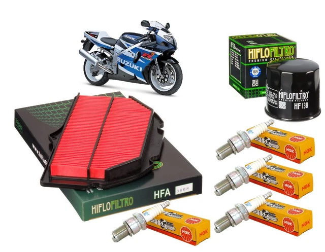 Kit D'entretien Révision Pour Suzuki VZ800 Marauder 1997-2004 - Filtres à Huile, à Air Et Bougies, Neuf Générique