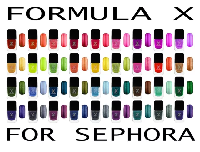 FORMULA X Sephora Nail Polish & Top Coats The Effects 12ml Choose Color SEALED