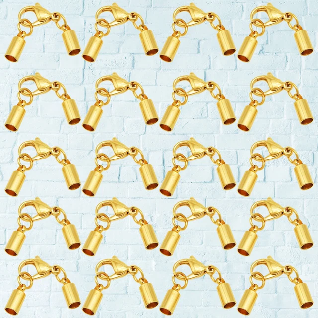20 PIEZAS Collar Fijador Joyería Cierres Conector Tono Convertidor Magnético