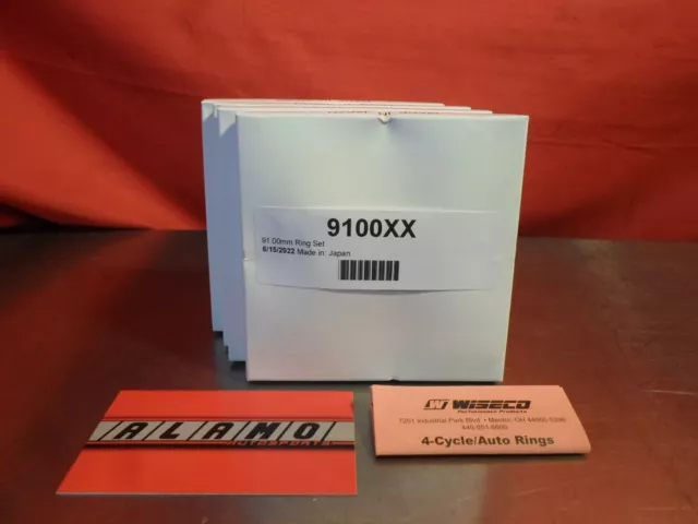 Wiseco Piston Ring Set 4 Cylinder 91mm  9100XX RINGS