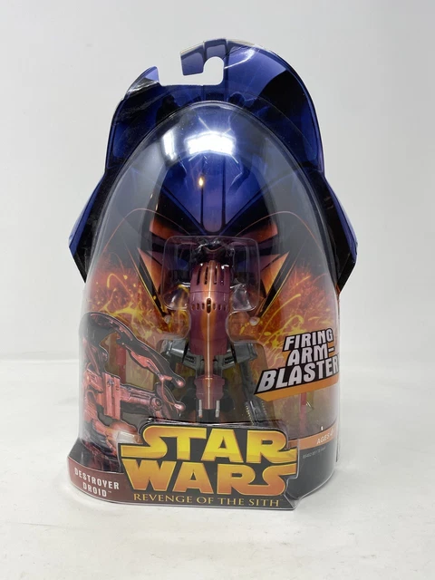 Action Figure Star Wars: Destroyer Droid – Revenge Of The Sith #44 MOC, Con Attacco Blaster - 5