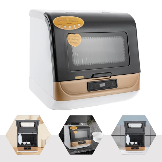 Mini Lave-Vaisselle De Table 1500W - Compact 42x38x46 Cm, Fonction Chaleur 70°C, Économique En Eau, Pour Petits Espaces